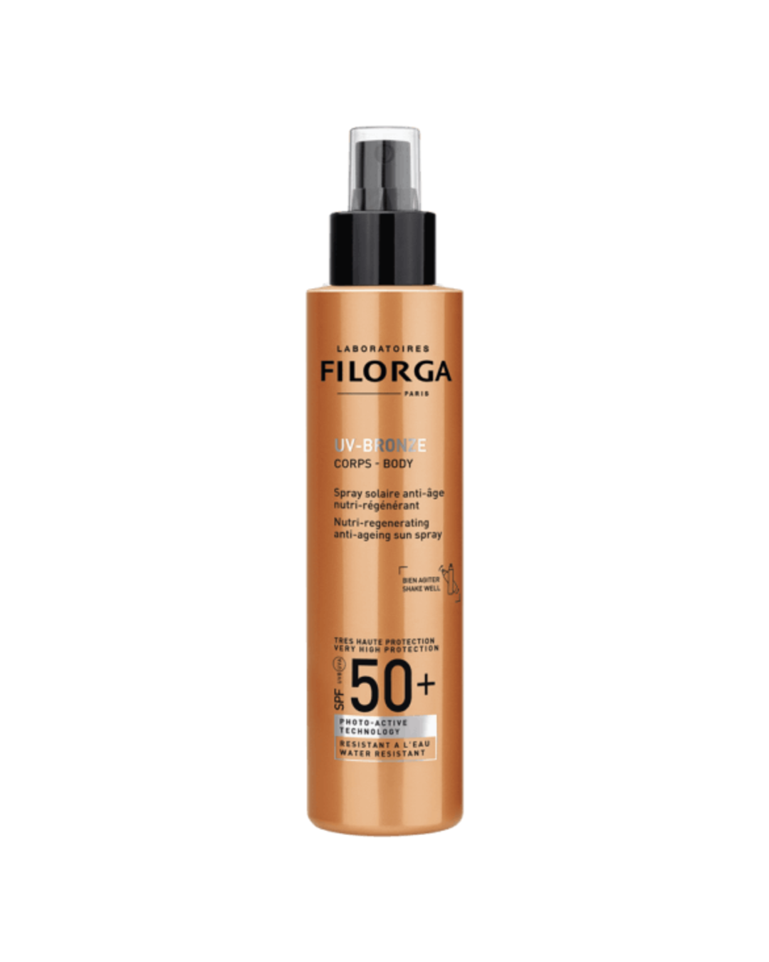 Filorga UV-Bronze Body SPF 50+ 150ml Spray Solar Antiedad Nutri-regenerante