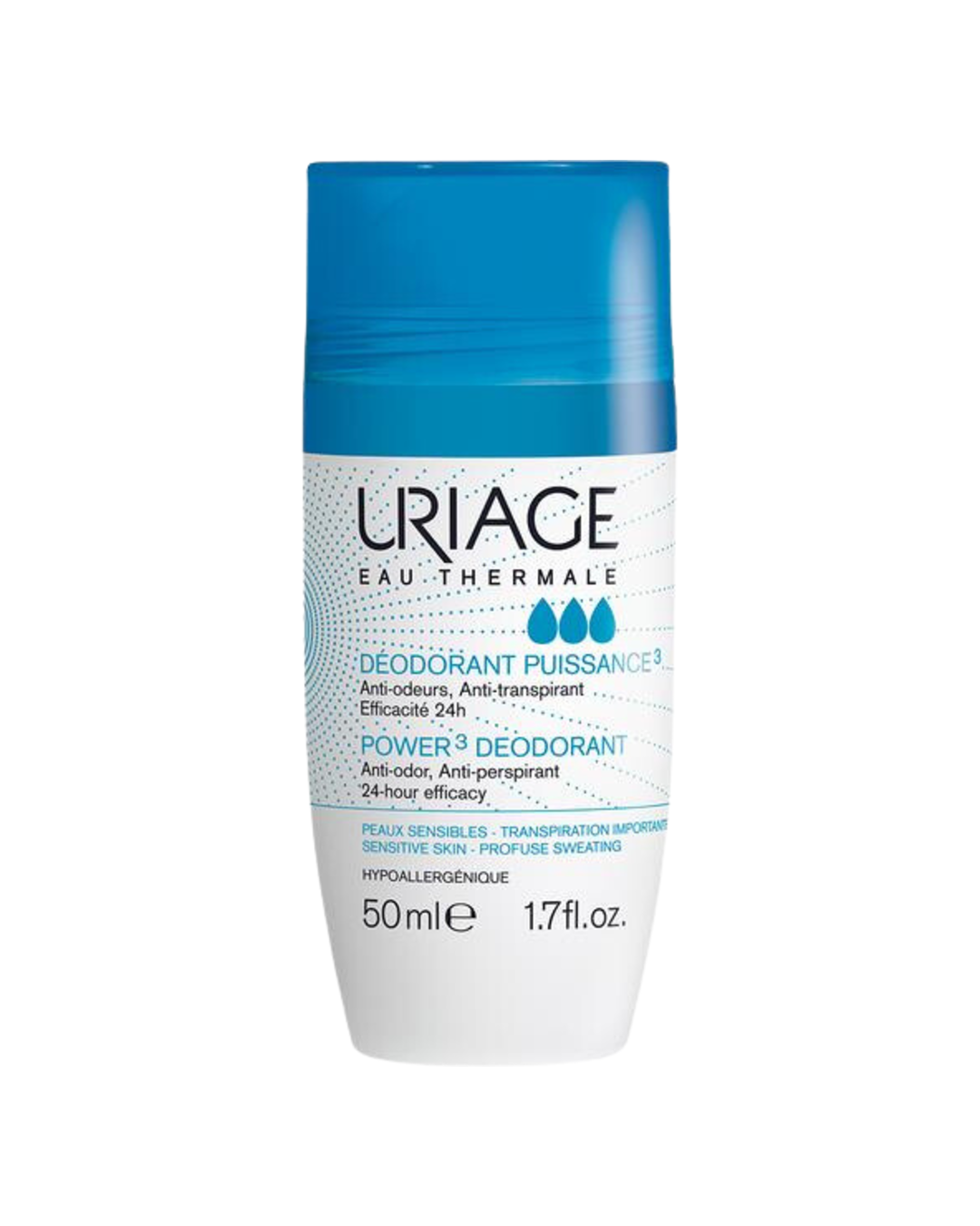 Uriage Desodorante Roll On Poder 3 Antitranspirante 50ml