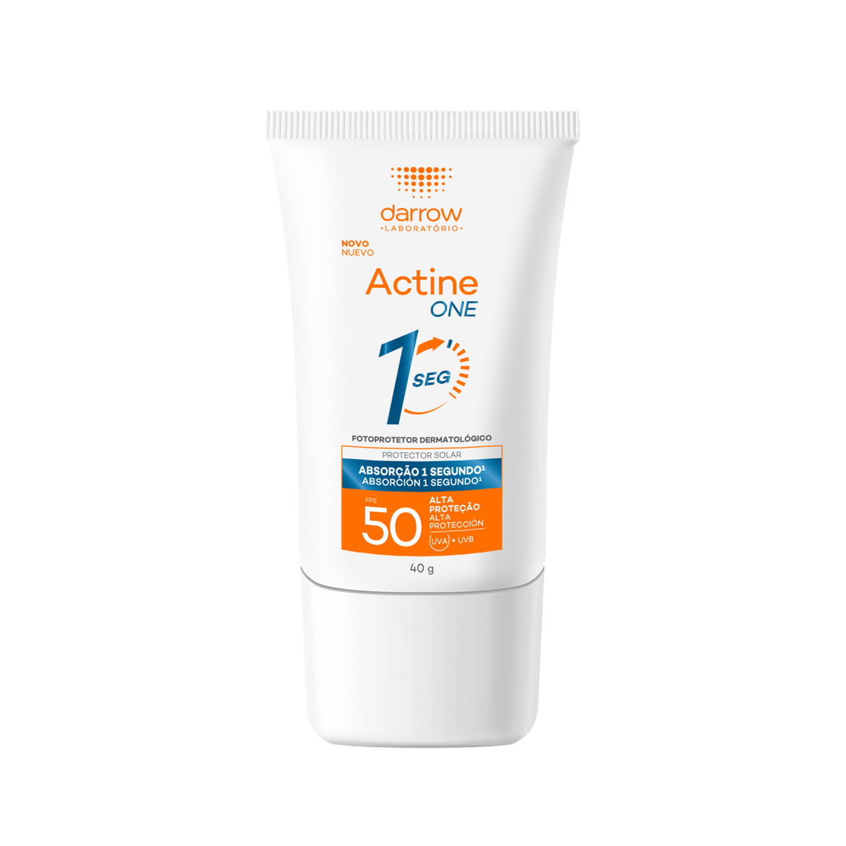 Protector solar darrow actine one 1 seg 50FPS 40G