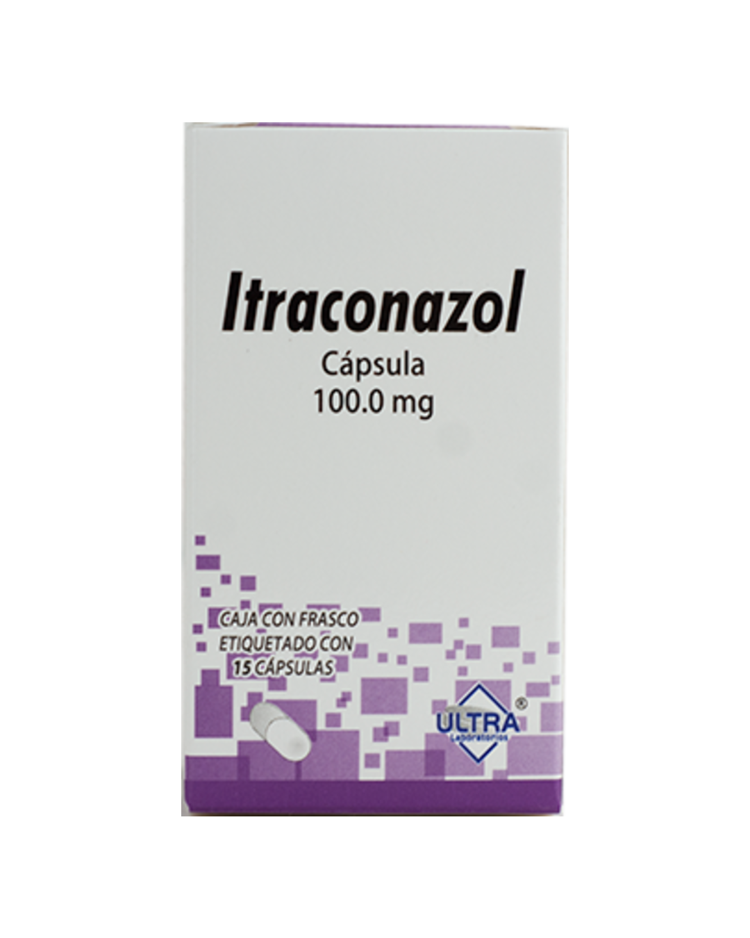 Lab Ultra Itraconazol 100mg Tratamiento de Infecciones 15 Caps
