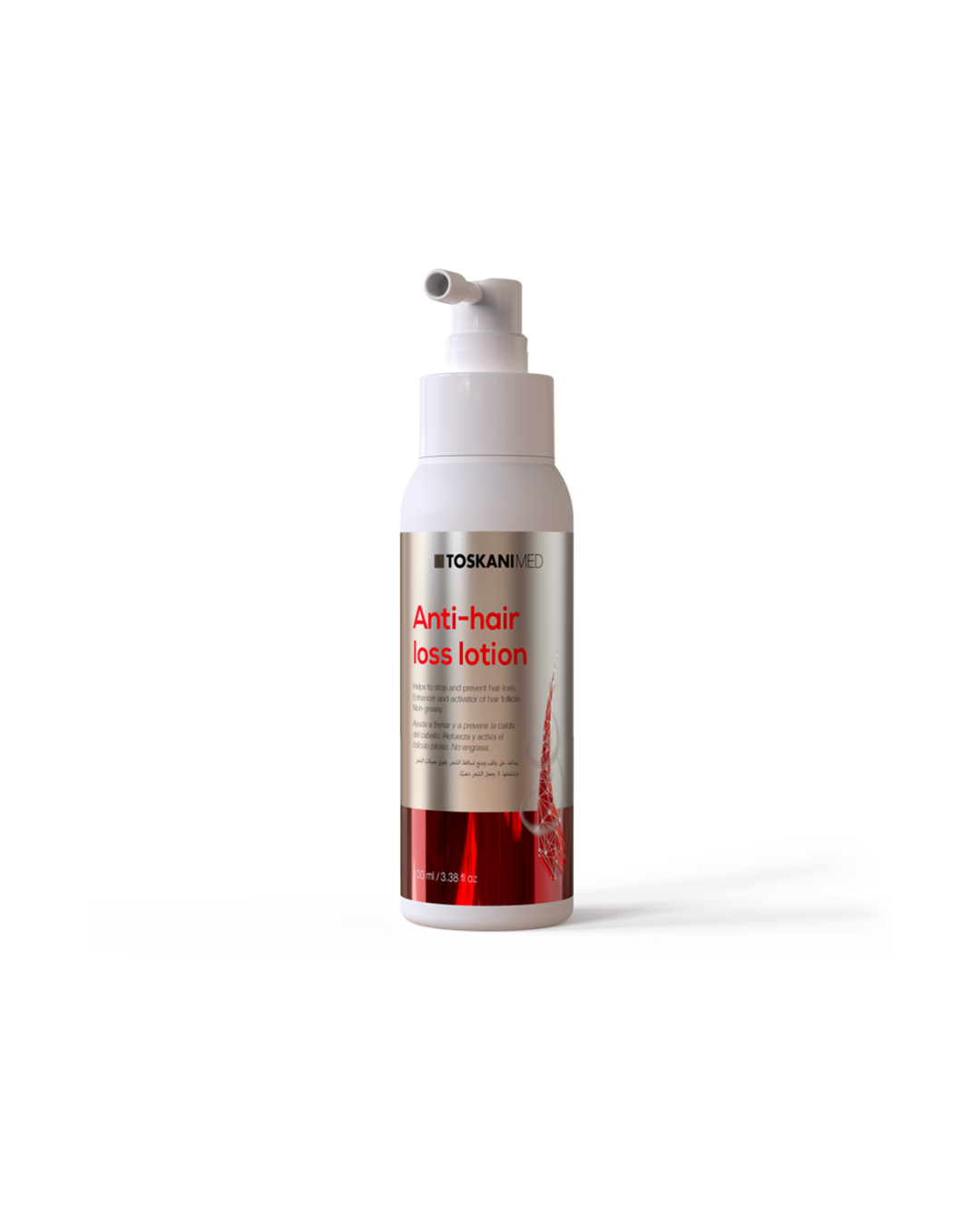 Toskani Anti-Hair Loss Lotion Frena la Caída y Fortalece el Cabello Nuevo y Existente 100 ml