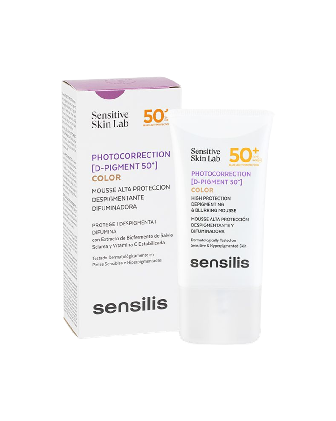 Sensilis Photocorrection [D-Pigment 50+] Protector Solar Despigmentante con Color 40ml