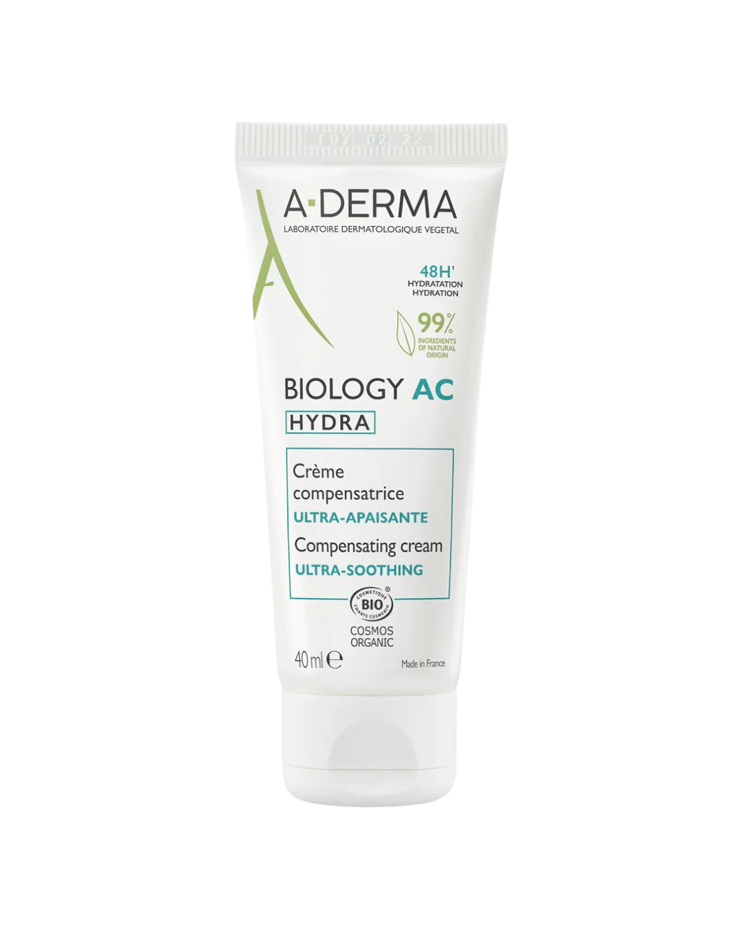 A Derma Biology Ac Hydra Crema Hidratante Compensadora Calmante 40 ml