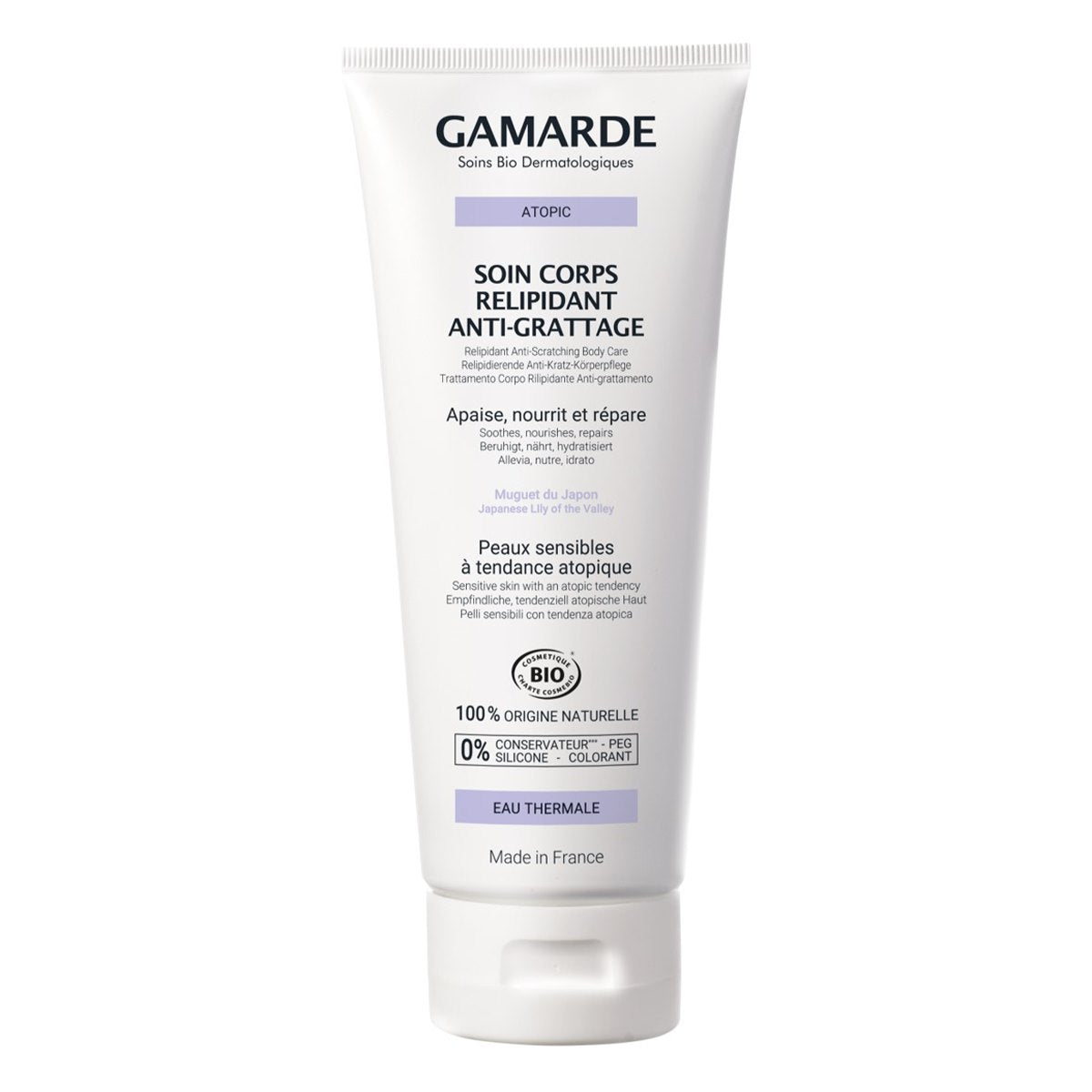 Atopic soin corps relipidant gamarde 200ml