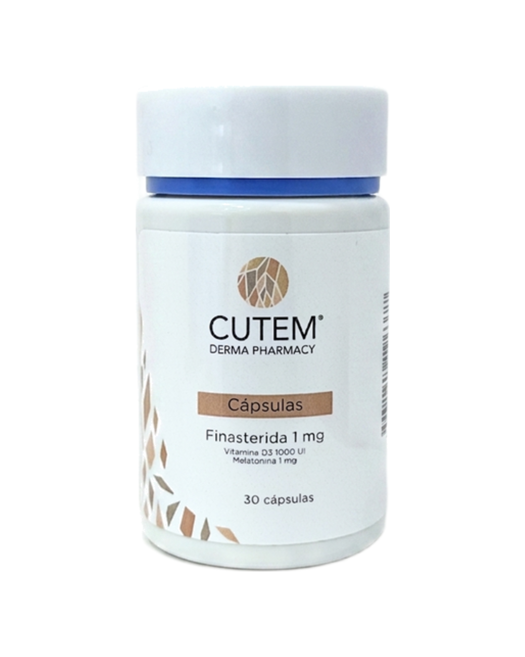 CUTEM Finasterida 1mg 30 Capsulas Suplementado