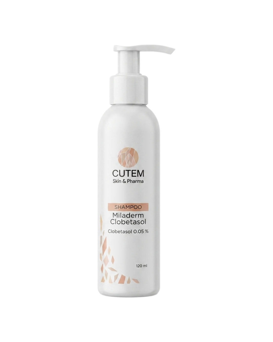 CUTEM Shampoo Miladerm Clobetasol 0.05 120ml