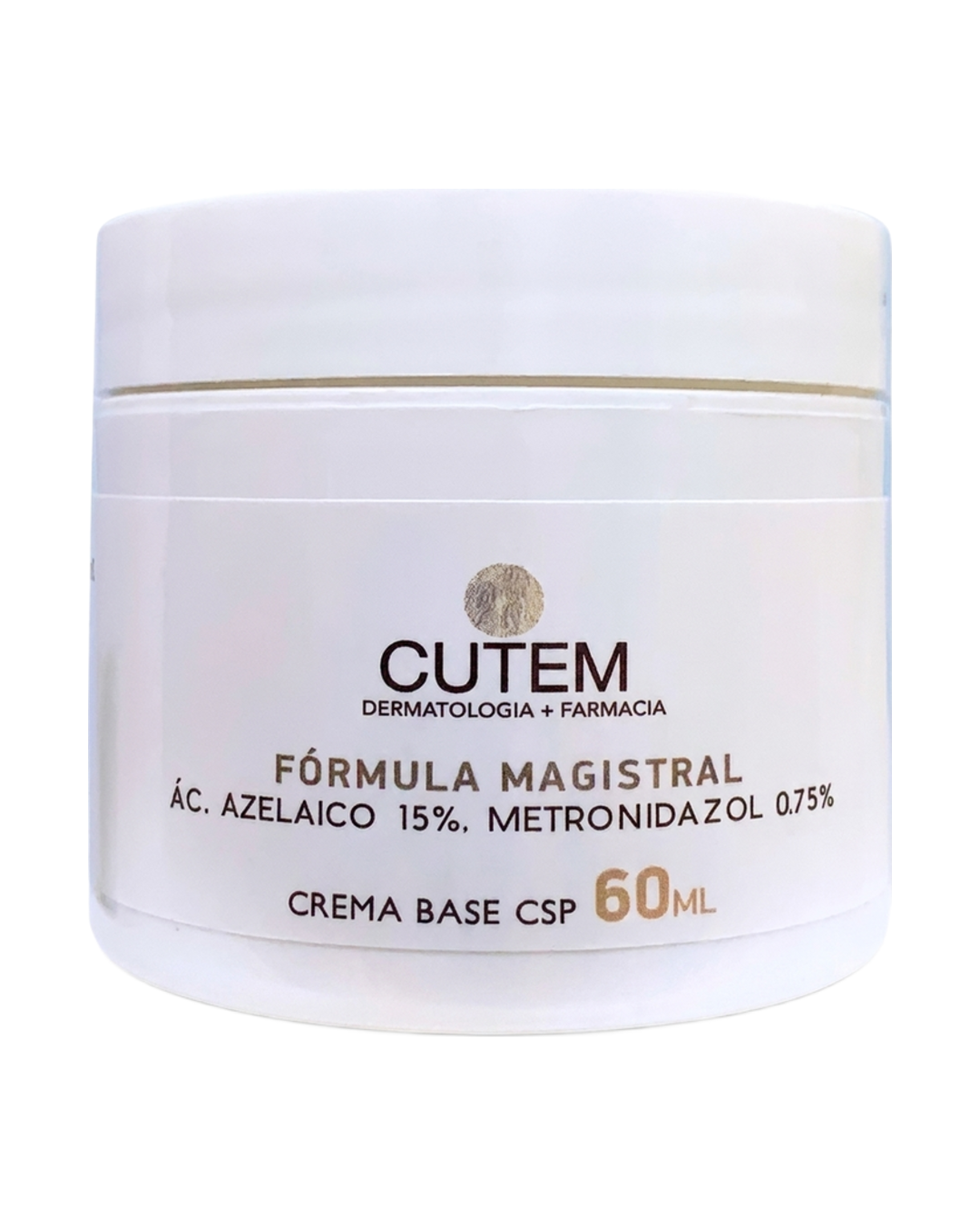 CUTEM Ácido Azelaico 20% Crema Base Csp 60ml Tratamiento para Acné y Rosácea