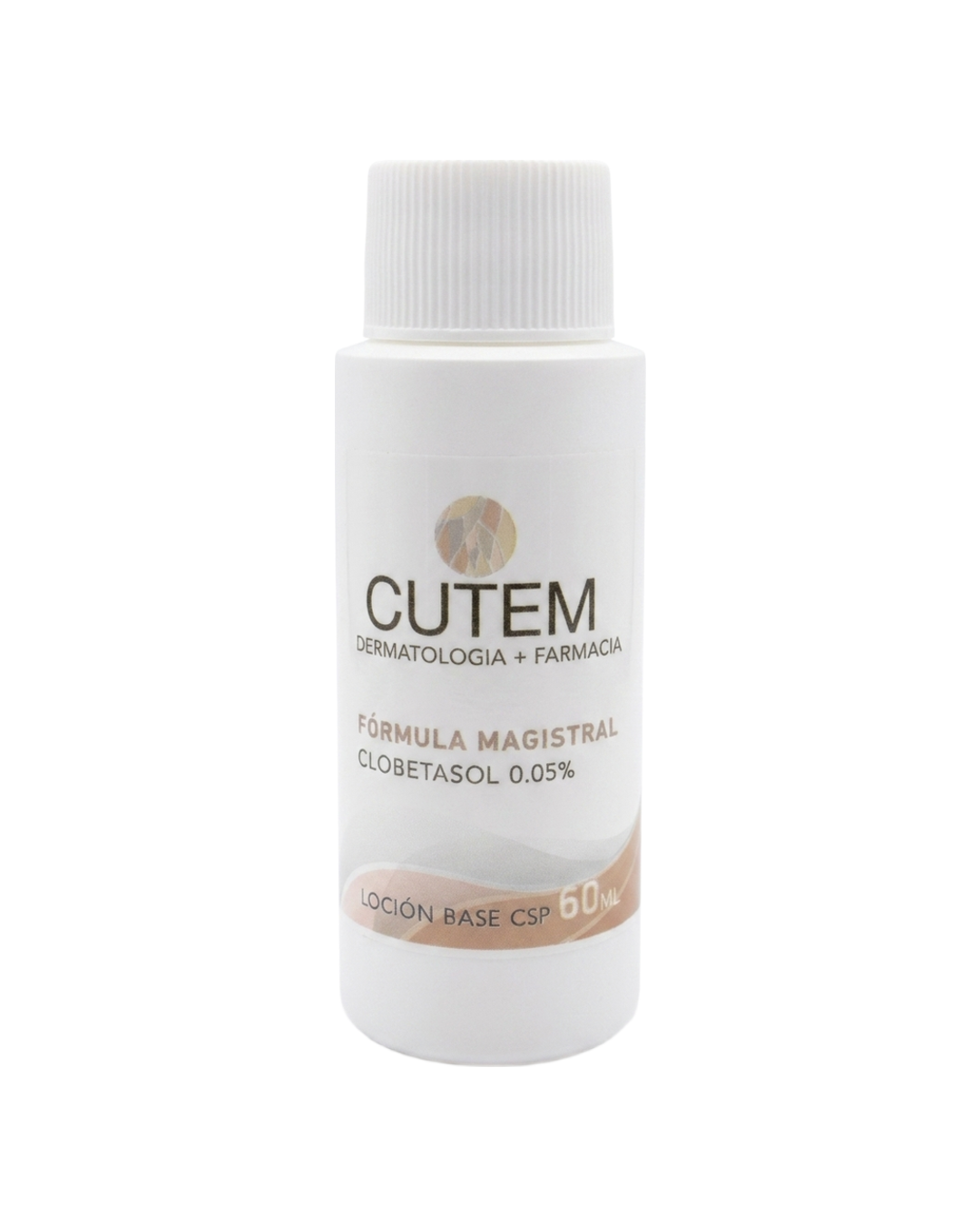 CUTEM Clobetasol 0.05% Locion 60 ml Tratamiento Tópico para Psoriasis, Comezón, Descamación y Resequedad en la Piel