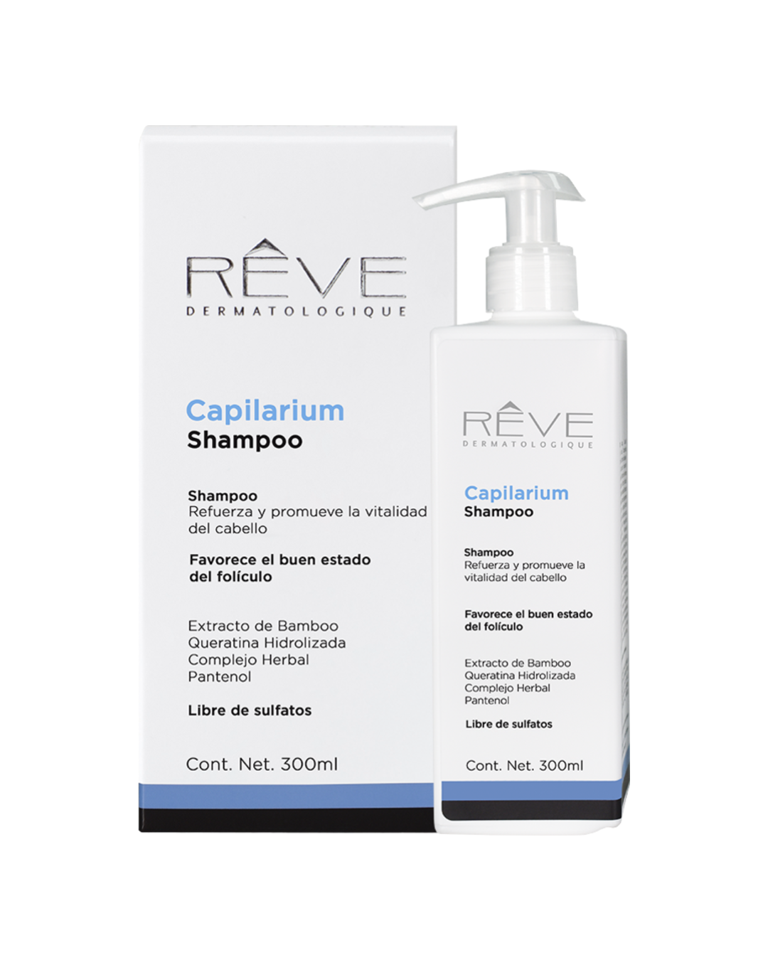 Reve Capilarium Shampoo Anticaída 300 ml