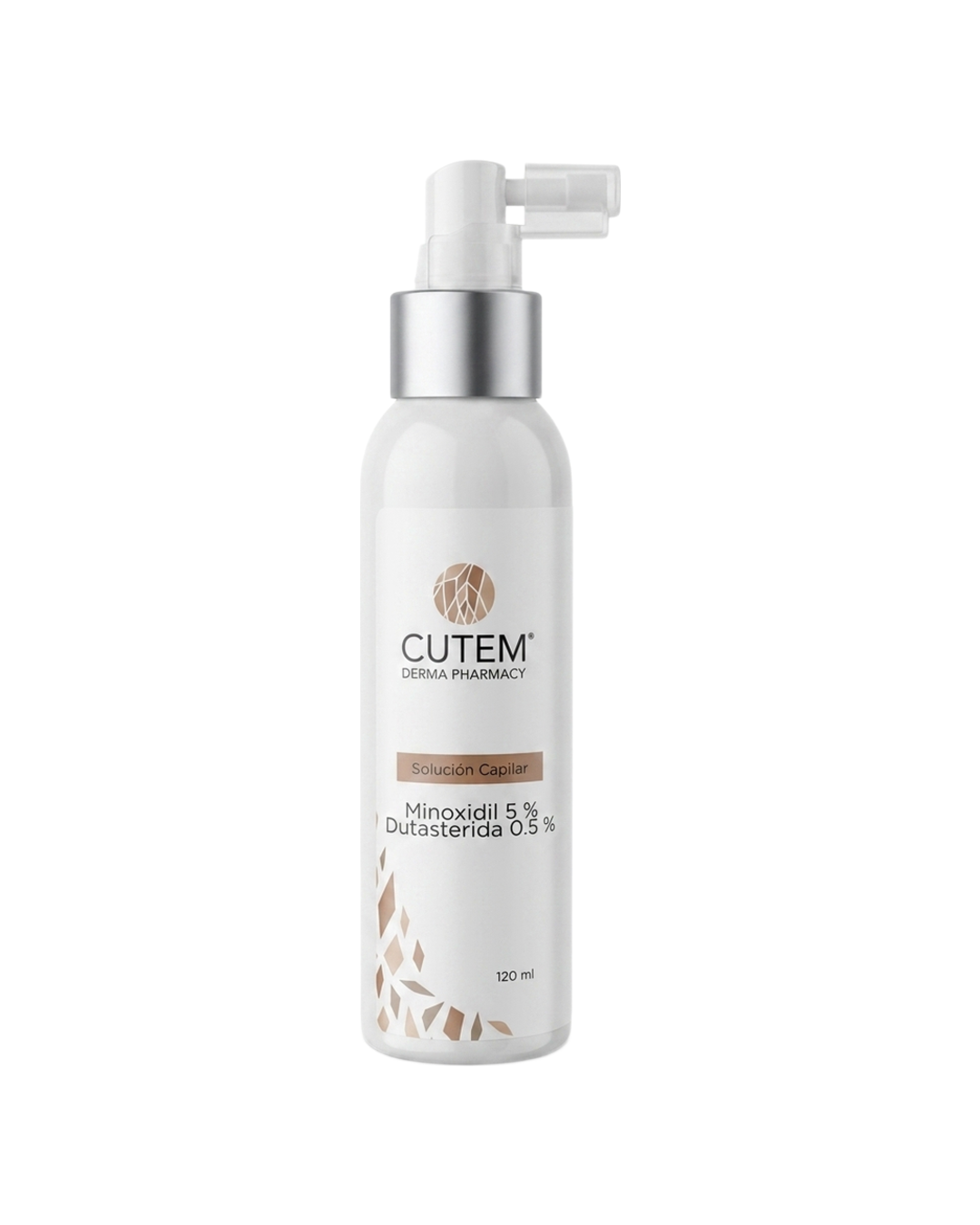 CUTEM Solución Capilar Minoxidil 5% Dutasterida 0.5% 120 ml