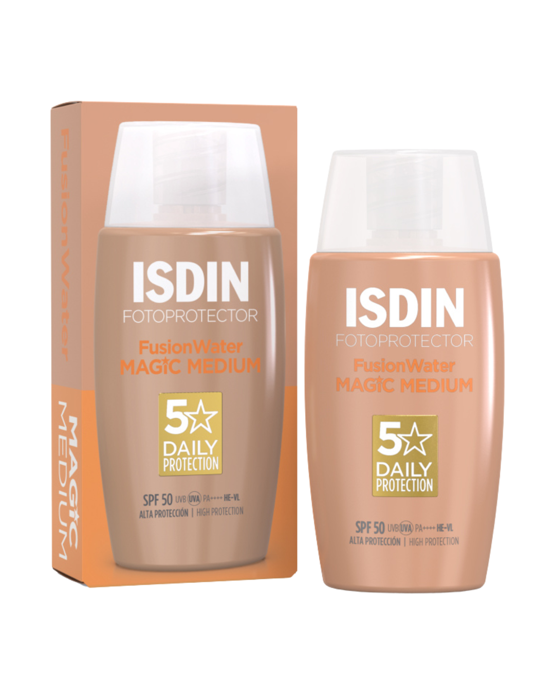 ISDIN Fotoprotector Fusion Water Color Medium 50+ 50ml