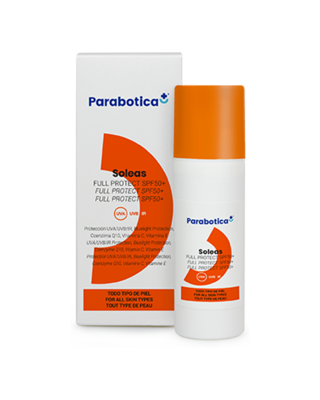 Parabotica Soleas Full Protect SPF 50+ Crema-Gel Protector Solar 50 ml