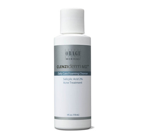 Obagi Nu-Derm CLENZIderm M.D. Daily Care Foaming Cleanser Ácido Salicílico 2% Acne Treatment 118ml