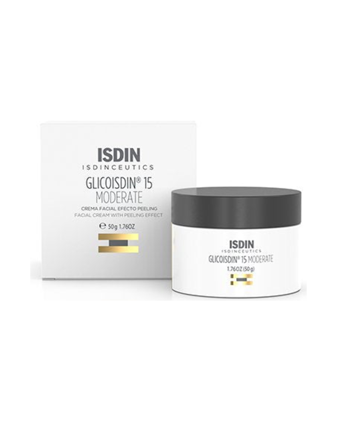 Isdinceutics Glicoisdin 15 Moderate Crema Facial Antiedad con Efecto Peeling 50 g