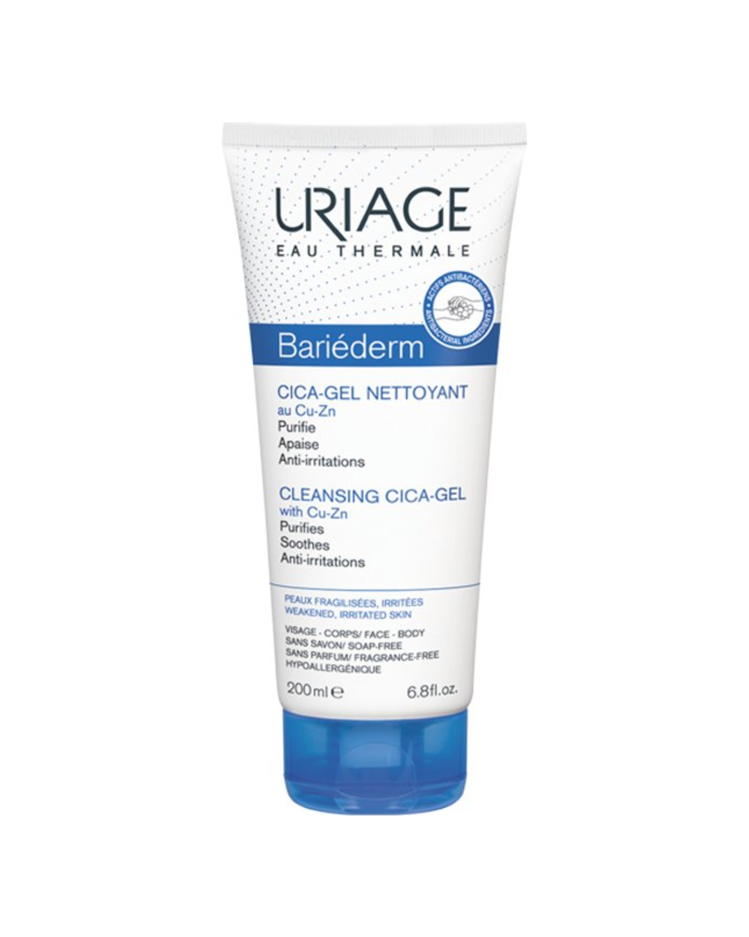 Uriage Bariéderm Cleansing Cica Gel 200ml