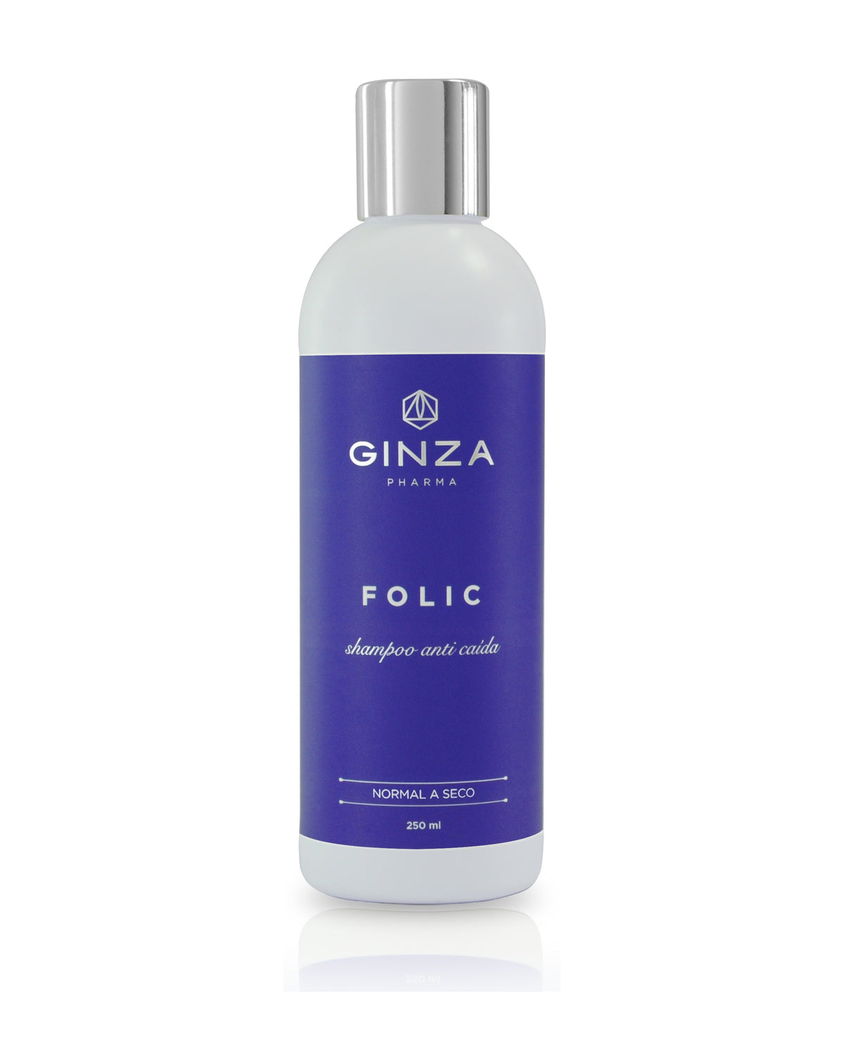 Ginza Pharma Folic Shampoo Anti-Caída Cabello Normal a Seco 250 ml