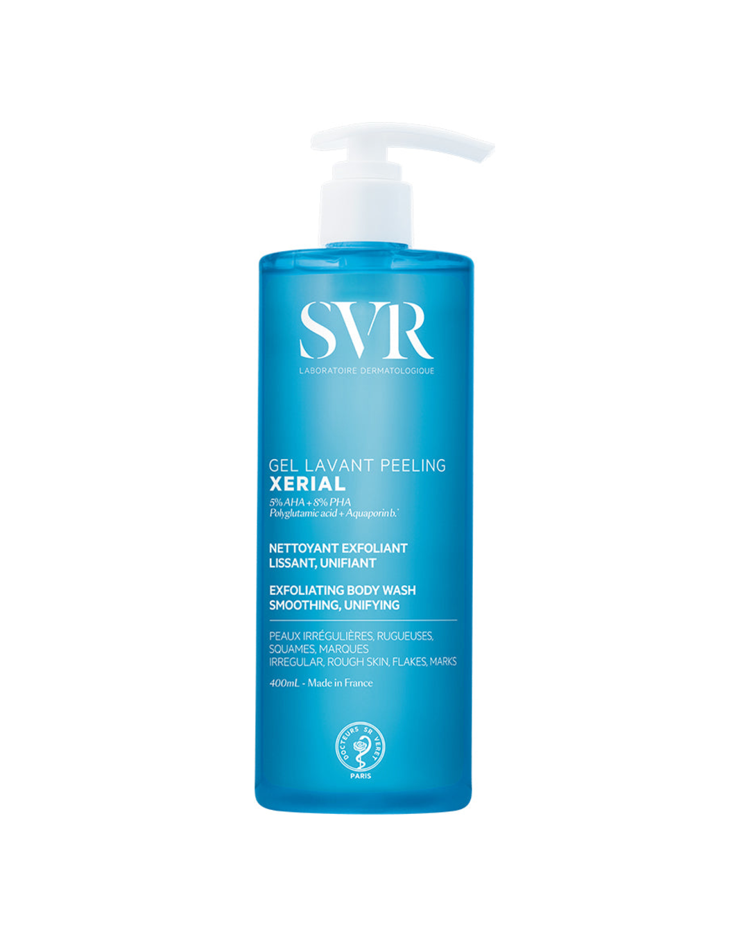 SVR Xerial Gel Lavant Peeling 400 ml