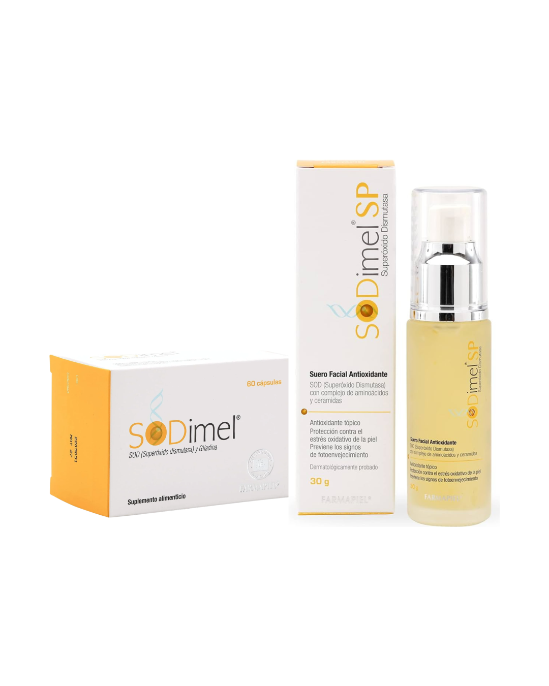 Sodimel Capsulas + Suero Facial Antioxidante 30g