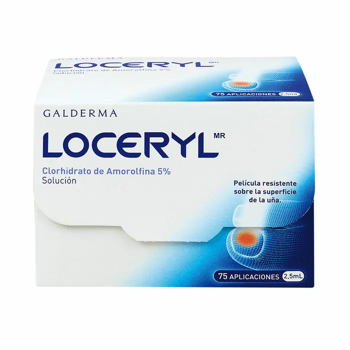Loceryl clorhidrato de amorolfina 5% 75 AP