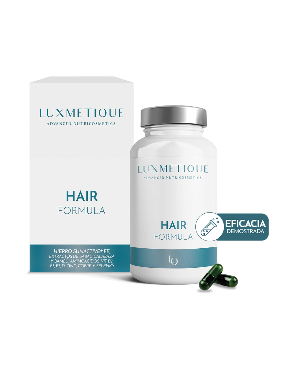 Luxmetique Hair Formula Fórmula Capilar Anticaída 60 cápsulas