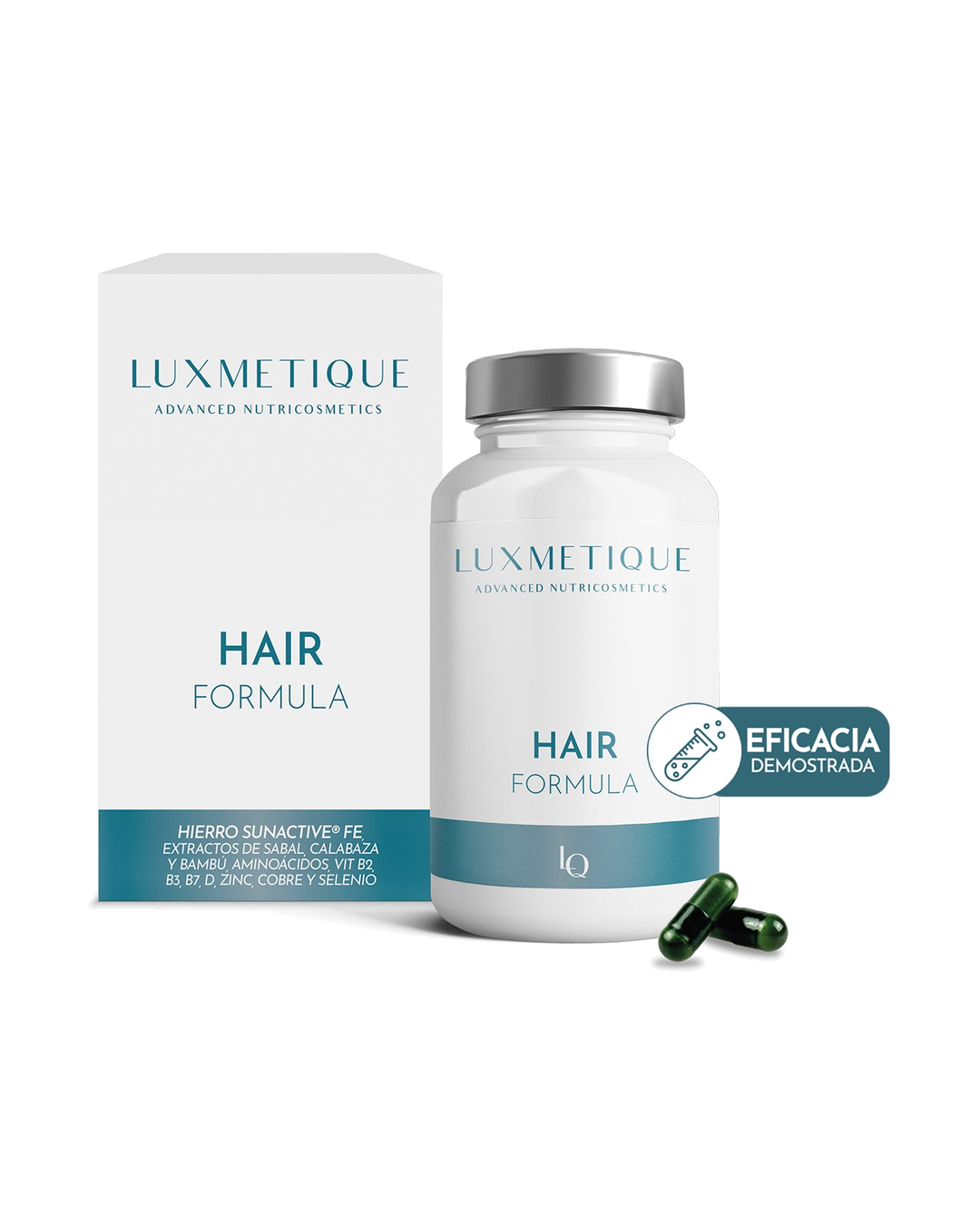 Luxmetique Hair Formula Fórmula Capilar Anticaída 60 cápsulas