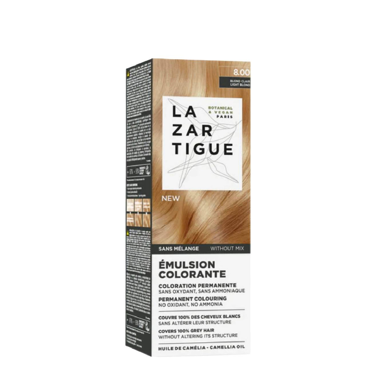 Lazartigue emulsión colorante 8.00 rubio claro 60ml