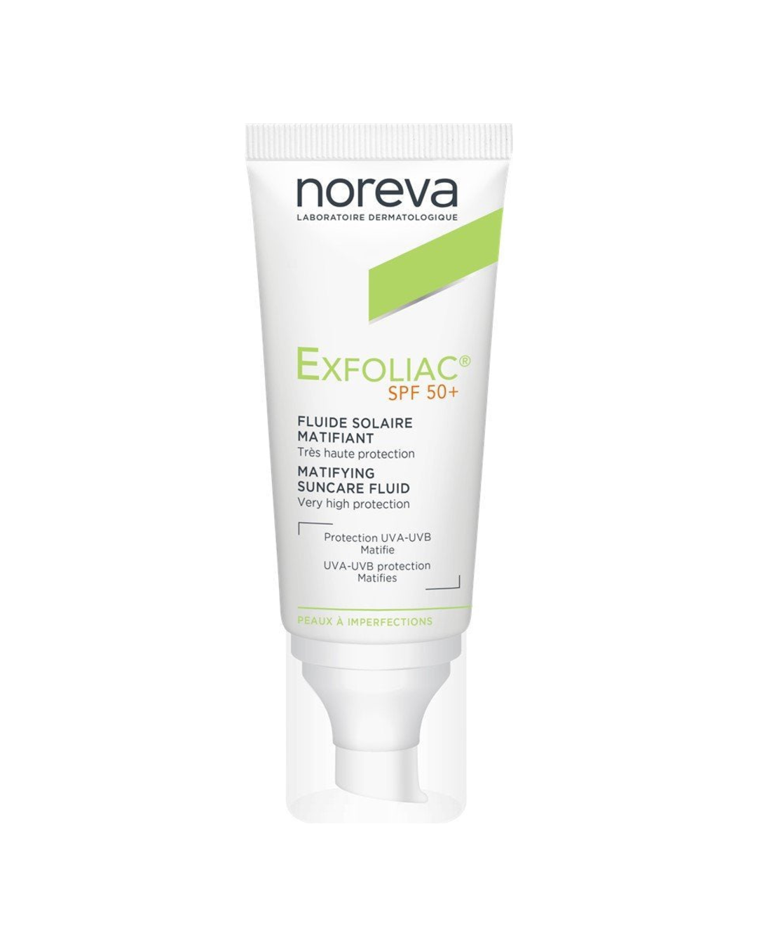 Noreva Exfoliac SPF 50+ Protector Solar Fluido Matificante 40 ml