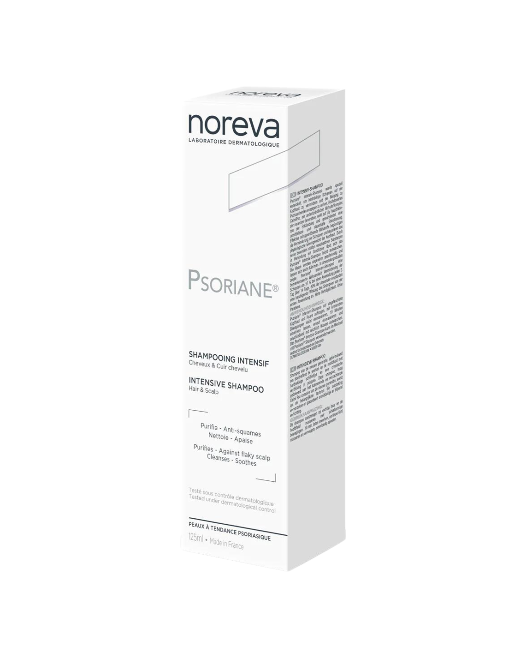 Noreva Psoriane Shampoo Intensivo 125 ml para Cuero Cabelludo con Escamas