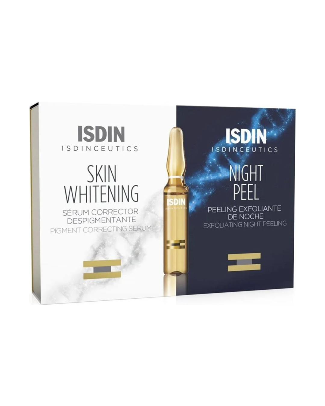 Isdinceutics Day & Night, Skin Whitening & Night Peel Rutina Antimanchas