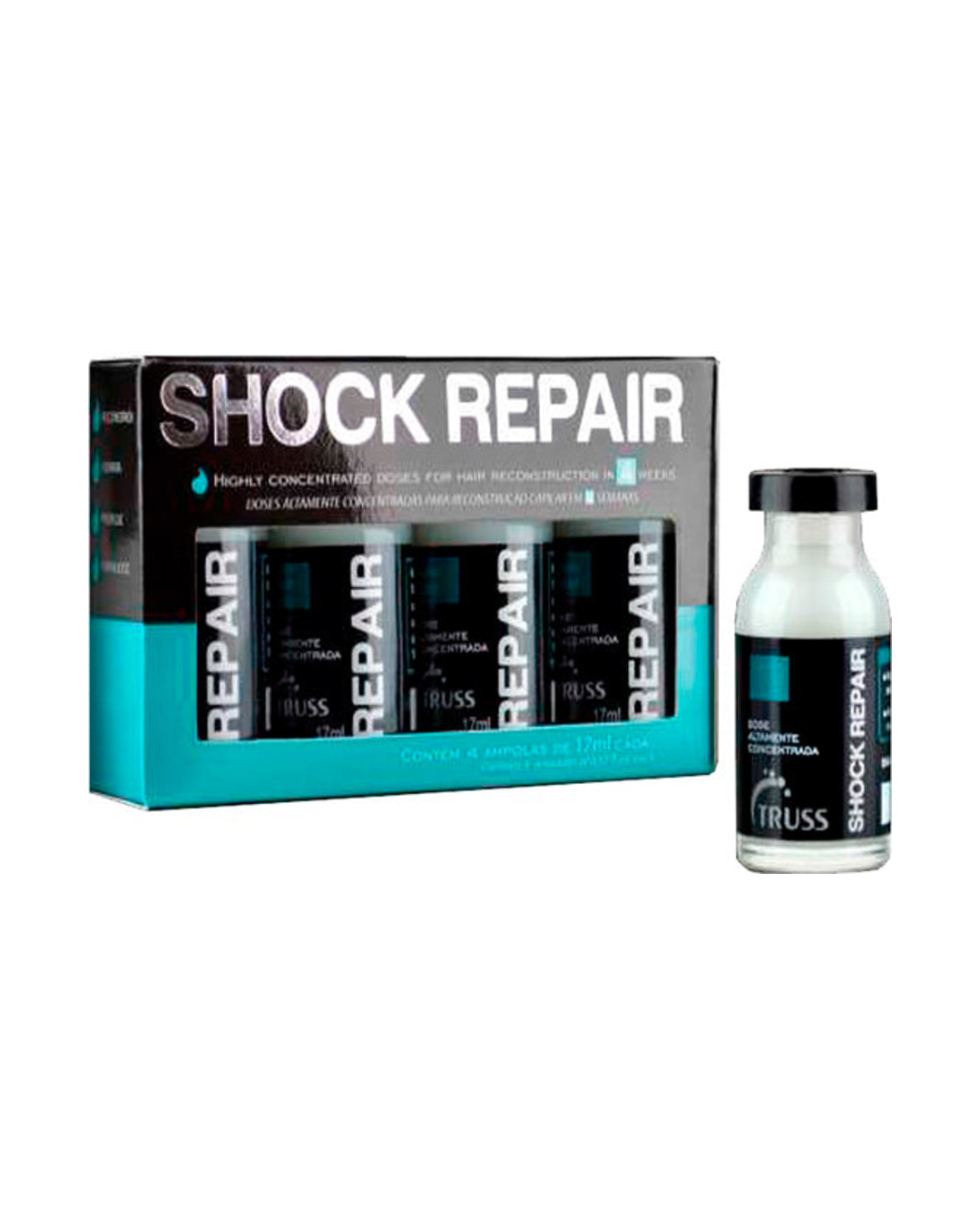 TRUSS Tratamiento Shock Repair 4 x 17 ml