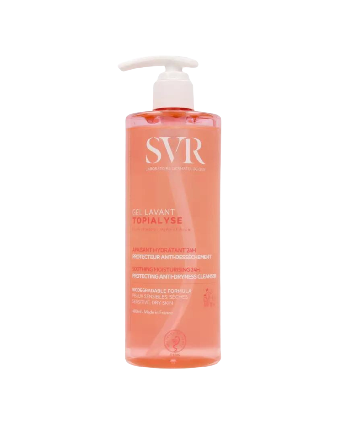 SVR Topialyse Gel Lavant Dermo Limpiador Piel Seca/Atópica 400 ml