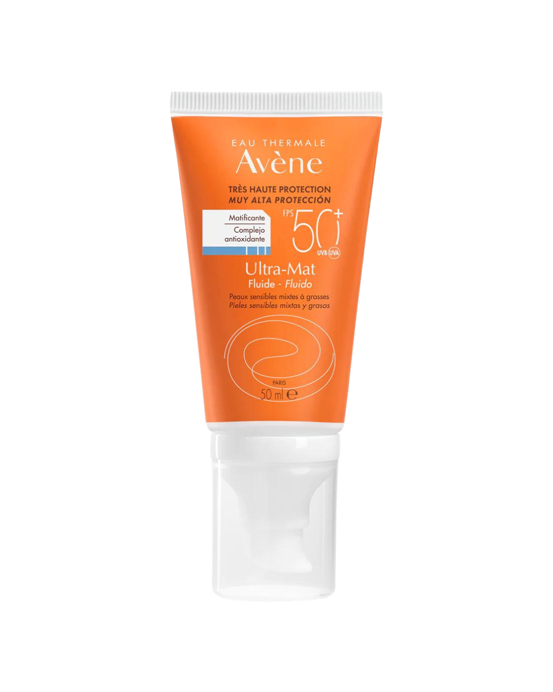 Avene Ultra Mat Fluido sin Color 50ml